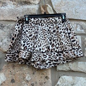 Victorias secret leopard sleep shorts size medium